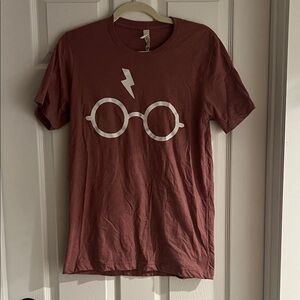 Bella Canvas Maroon T-Shirt with White Graphic